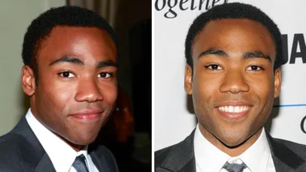 Donald Glover with short hair