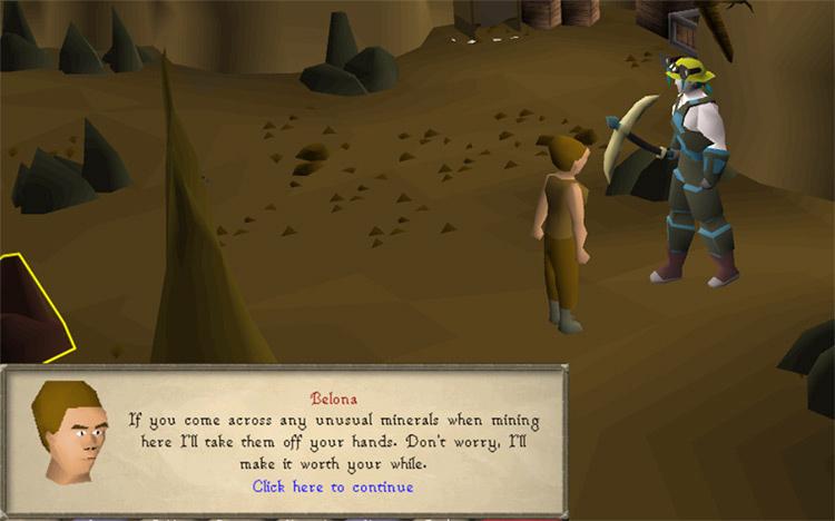 Belona inside the Mining Guild / OSRS