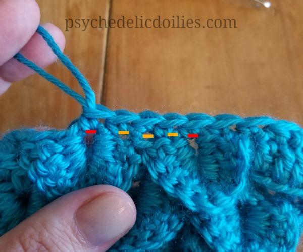 Free dragon scale crochet pattern.