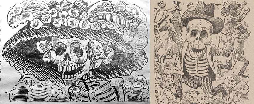 Drawings by José Guadalupe Posada