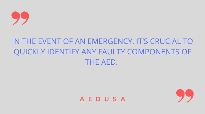 Troubleshooting Faulty AED Components