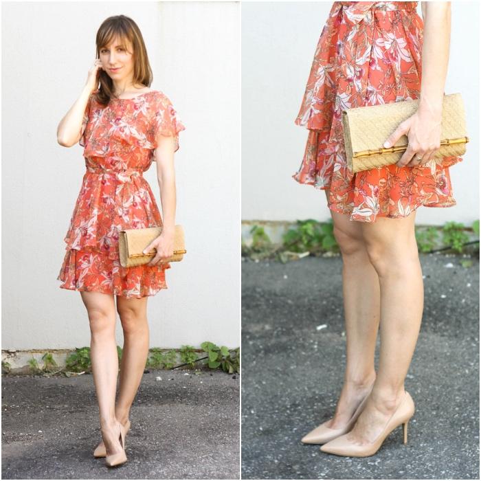 Shoes to wear with Orange Dress Red