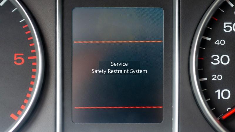 gmc service safety restraint system