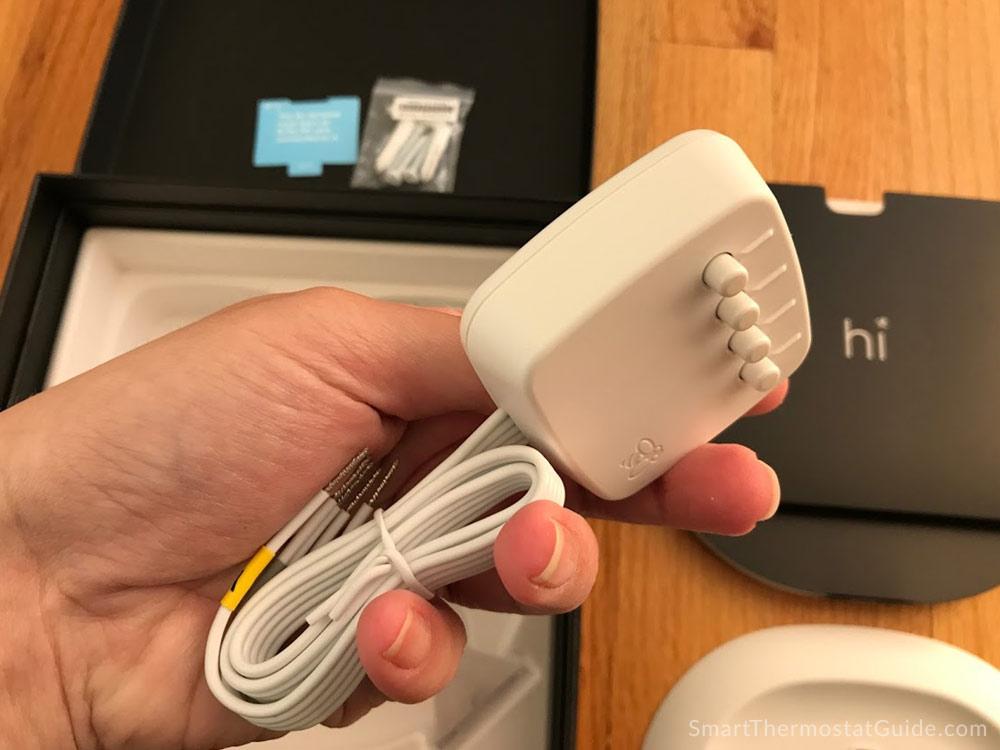 ecobee power extender kit hardware in a hand