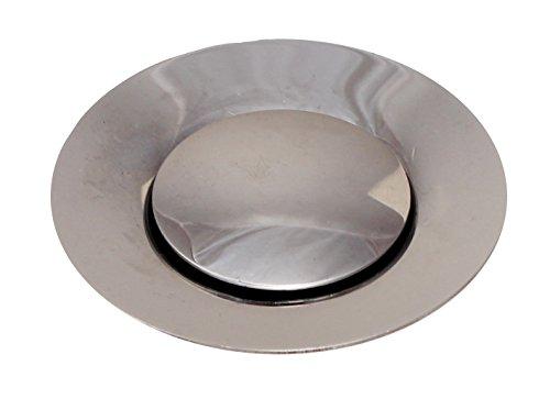 Bathroom Sink Drain Replacement Parts, (Pop-up Drain Assembly) Include Chrome Plug and Flange - By PlumbUSA