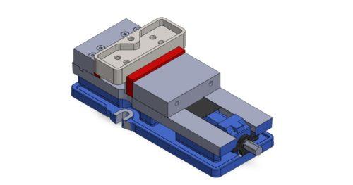 Fixtured part with vice