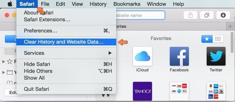 removing browser hijackers from safari step 4 - changing the default Internet search engine