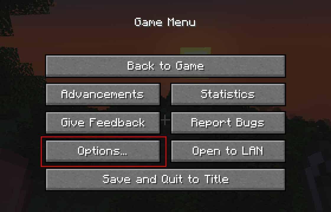Minecraft-game-menu
