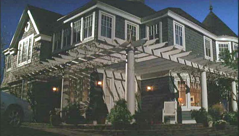 What Lies Beneath movie house front door with pergola