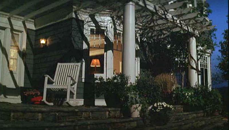 What Lies Beneath movie house side porch pergola