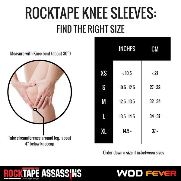 How to Measure for Knee Sleeves Dual RockTape Assassins