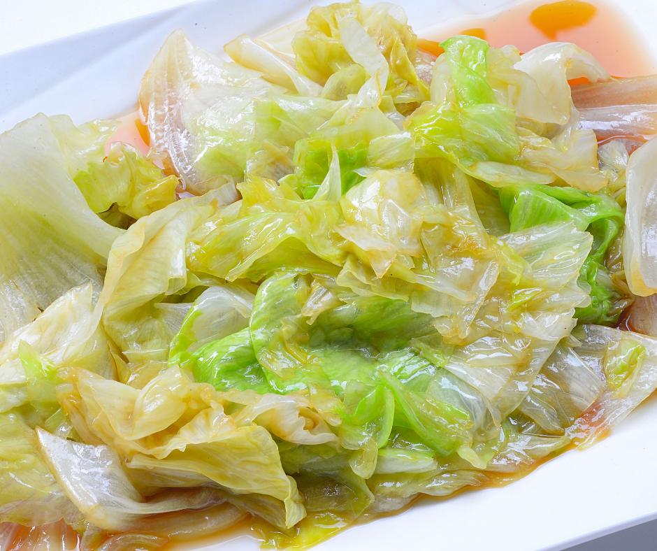 chinese cooked lettuce