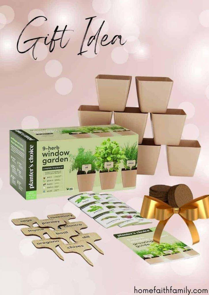 Window Herb Garden - Indoor 9 Herb Starter Kit