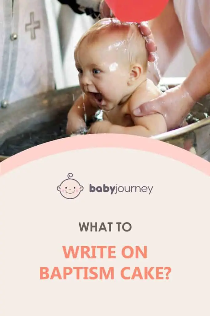 What to Write on Baptism Cake | Baby Journey