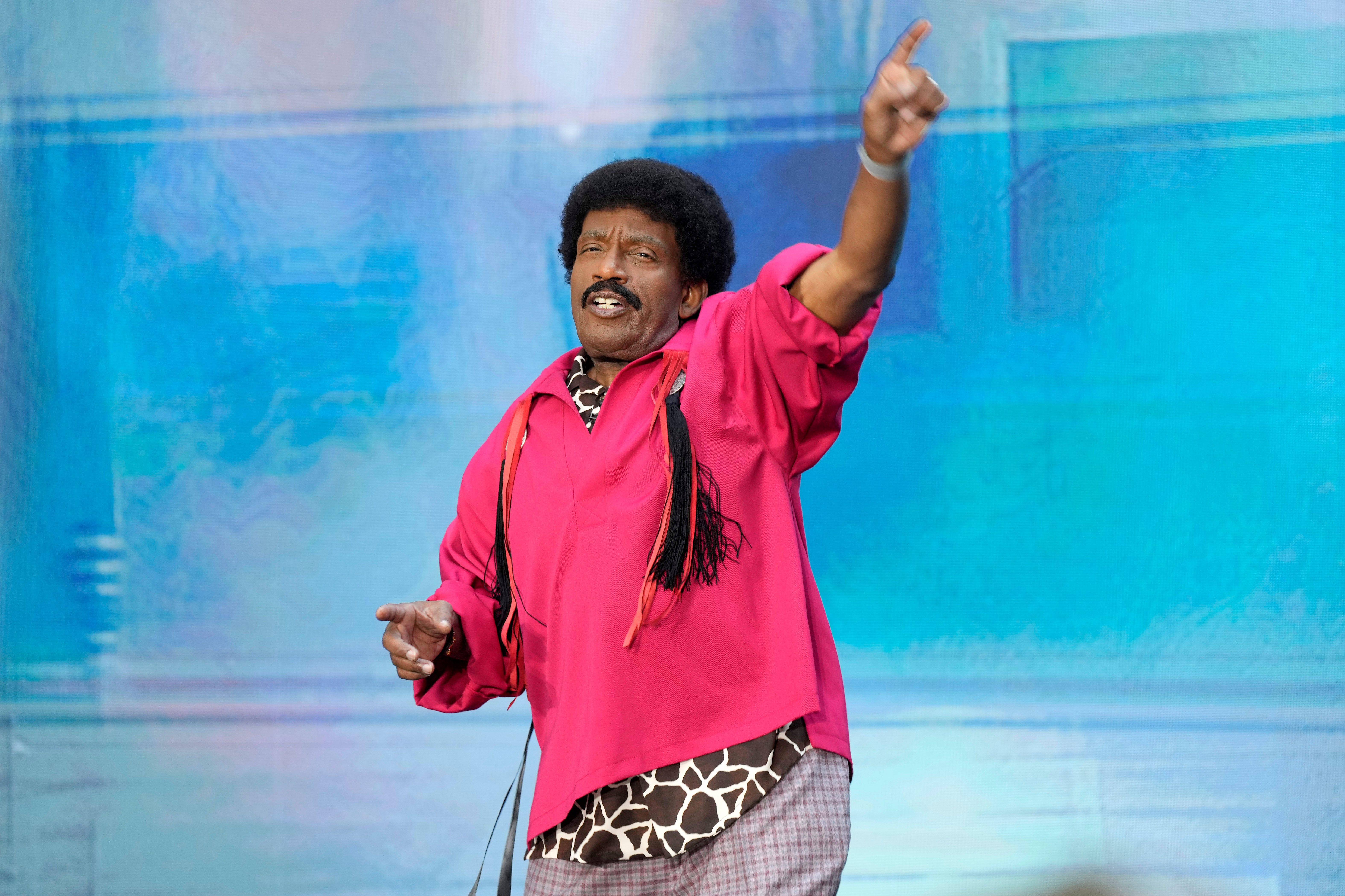 Al Roker dresses as Lionel Richie during NBC