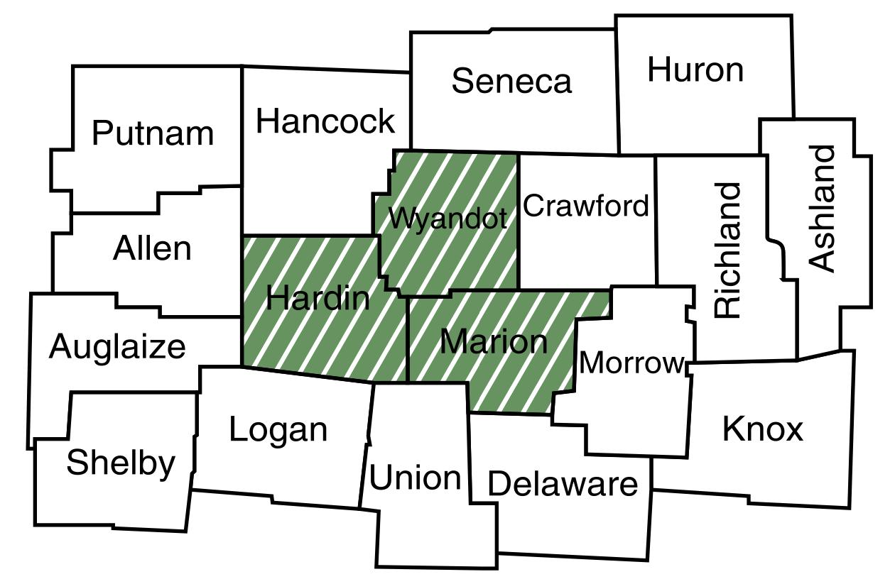 DSA COUNTIES