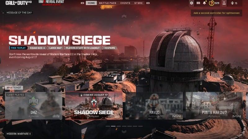 Shadow Siege Modern Warfare 3 Reveal Event