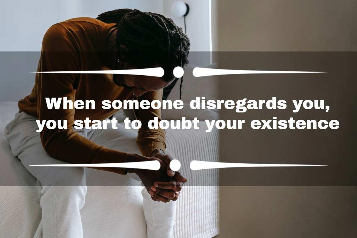 quotes about being ignored by someone you care about