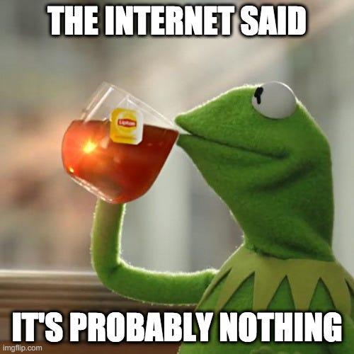 dr google kermit meme