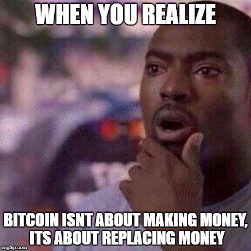 "When you realize bitcoin isn