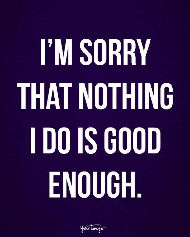 not good enough quotes