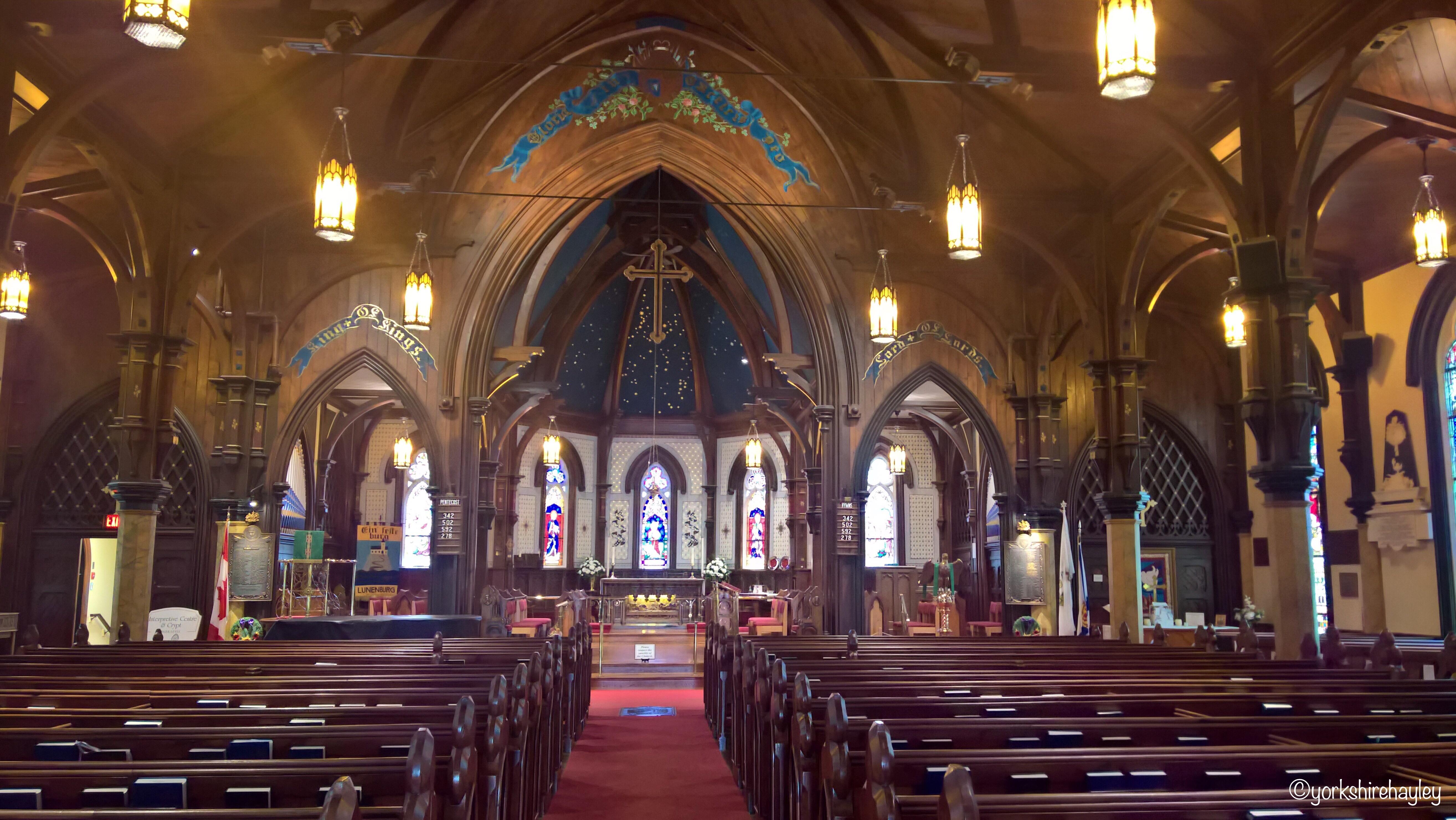 The stunning interior of St John