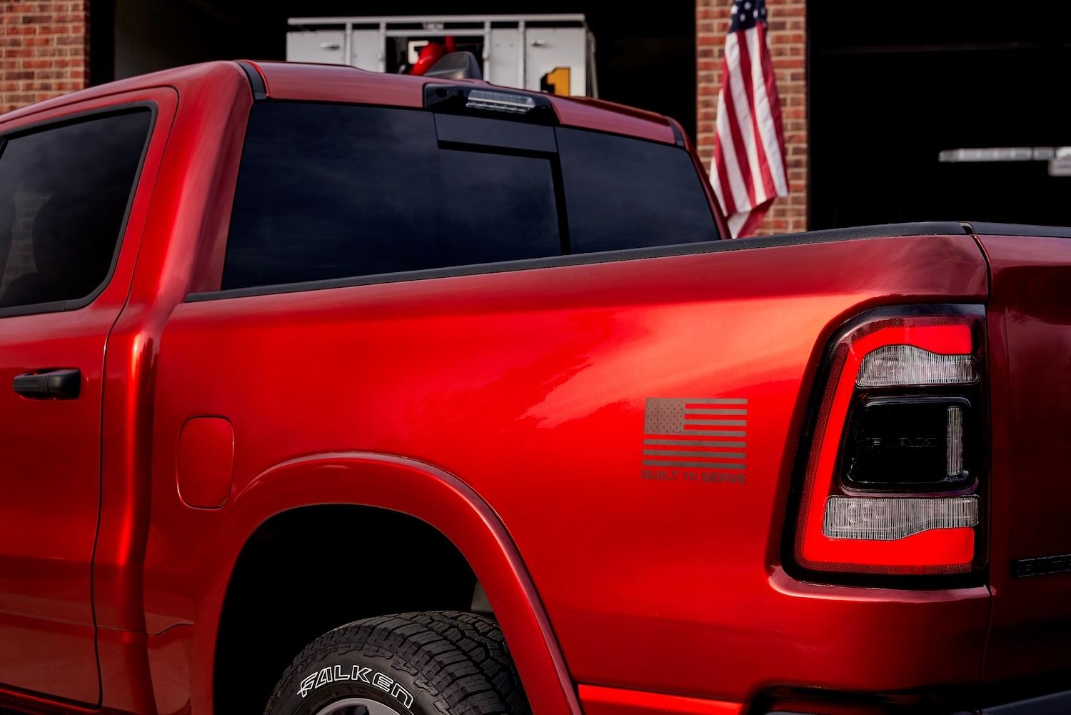American flag decal on a special edition