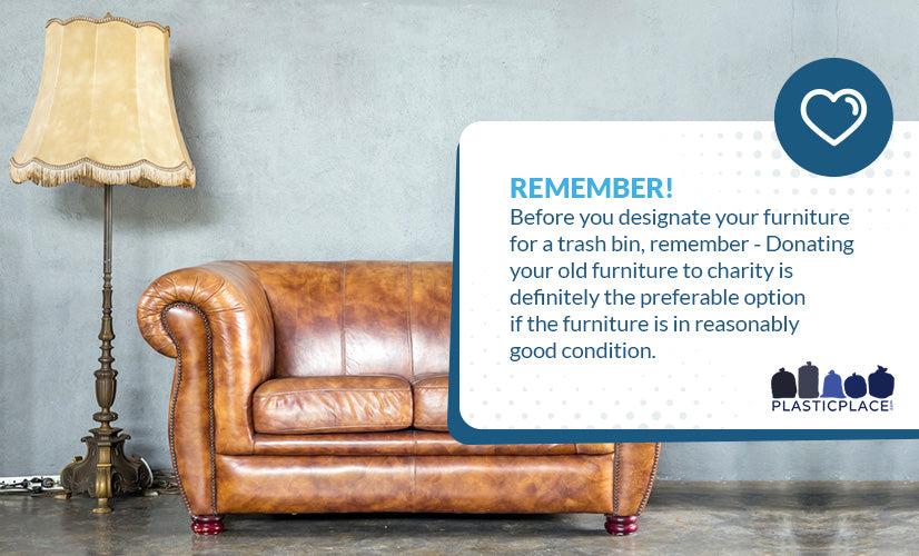 Donate old furniture