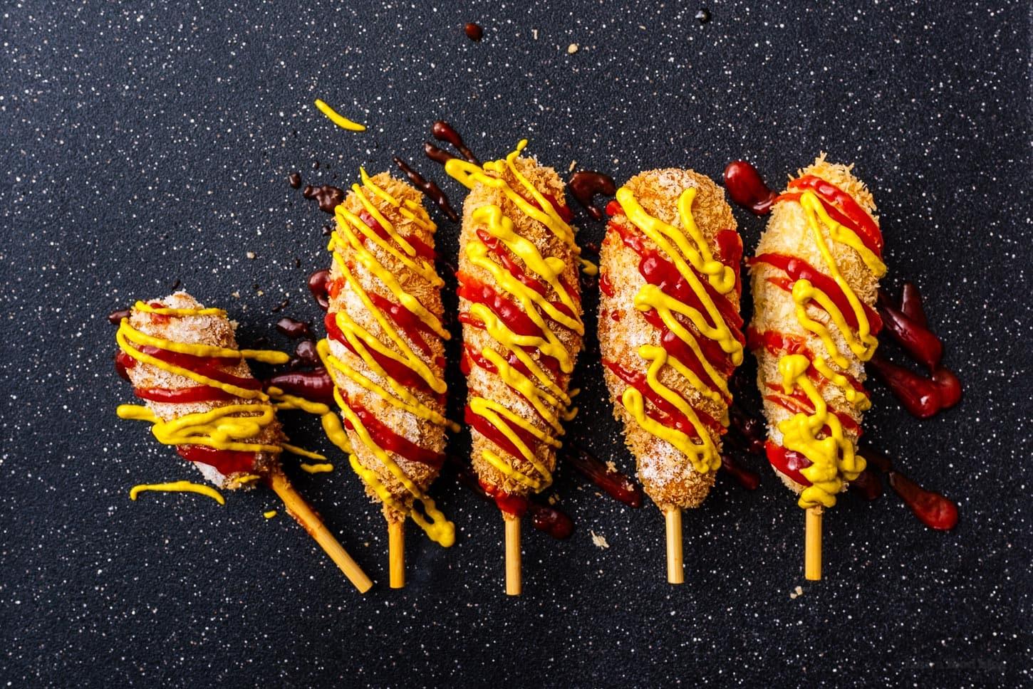 korean corn dogs | www.iamafoodblog.com