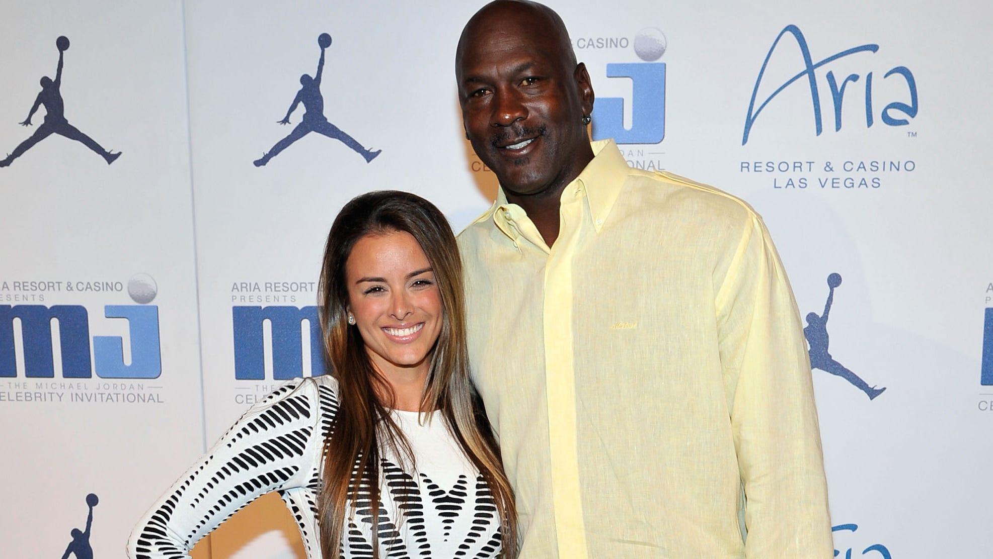 Michael Jordan and Wife, Yvette Prieto