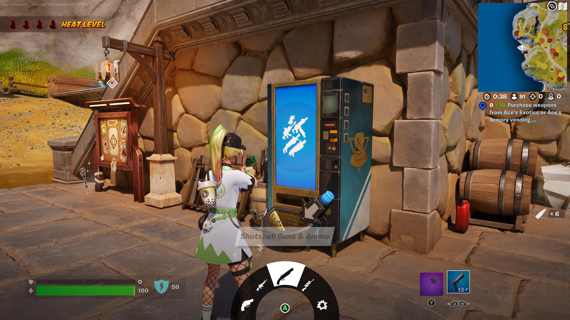 Where to find Ace's Exotics and Ace's Armory vending machines in Fortnite