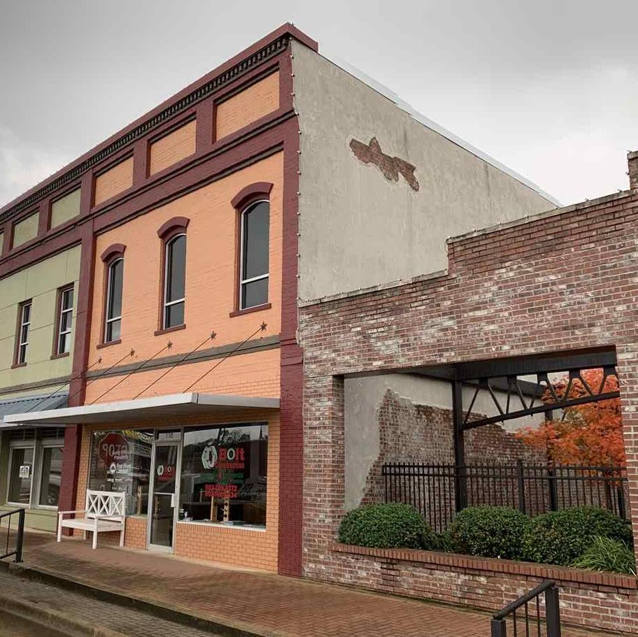 Scene in downtown Atlanta, Texas