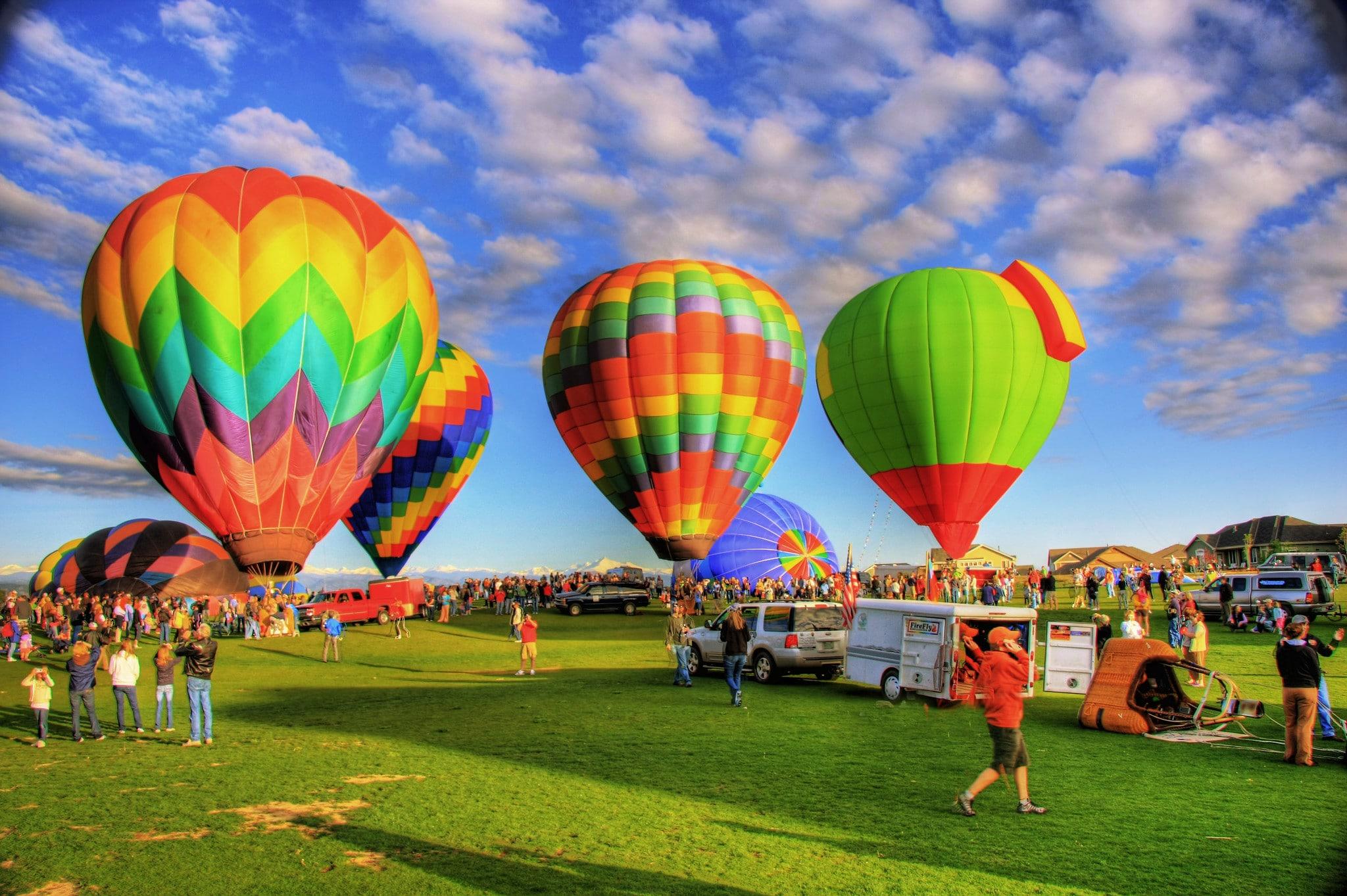 Balloons ready for liftoff at the Erie Balloon Festival