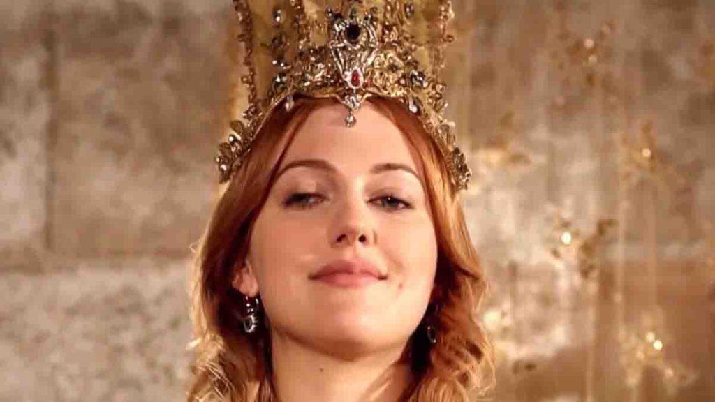 A historical Hurrem Sultan herself, featuring the legendary queen wearing the iconic ring that now bears her name