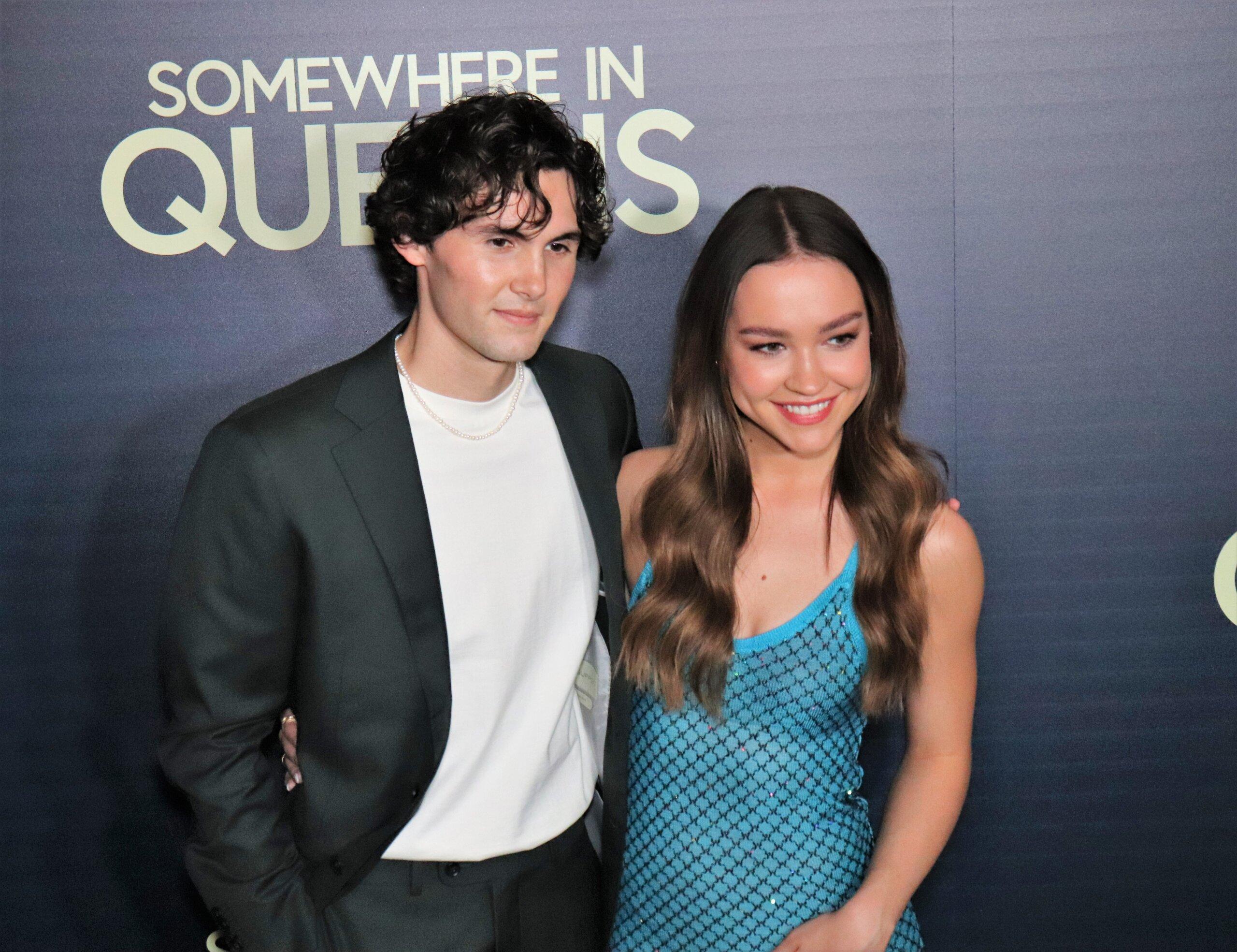 Sadie Stanley, (L) who plays Danie Brooks, and Jacob Ward, (R) who plays