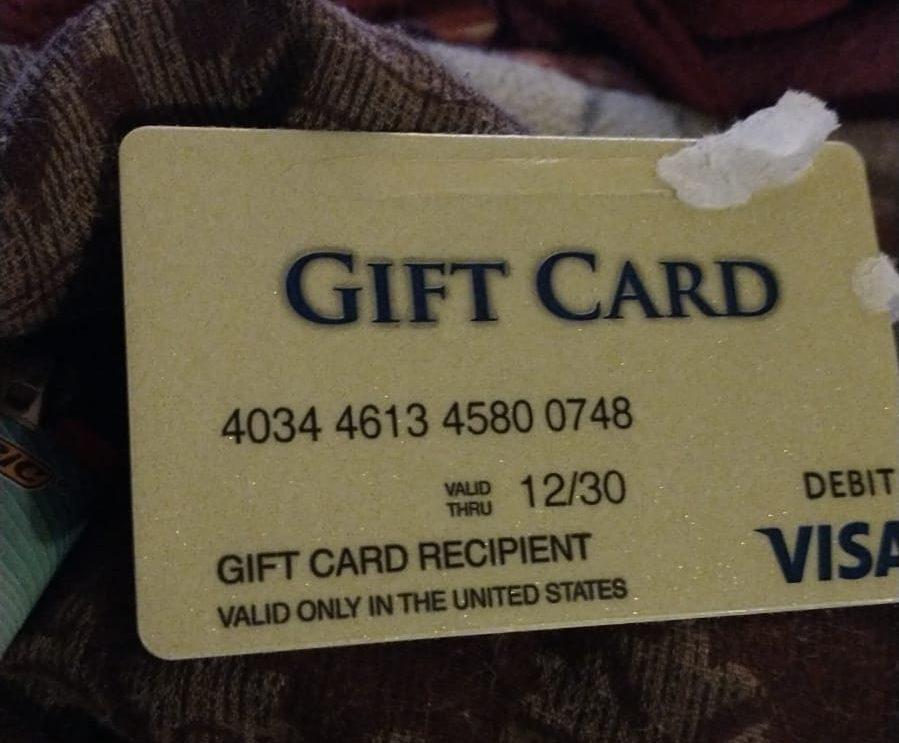 Visa gift card