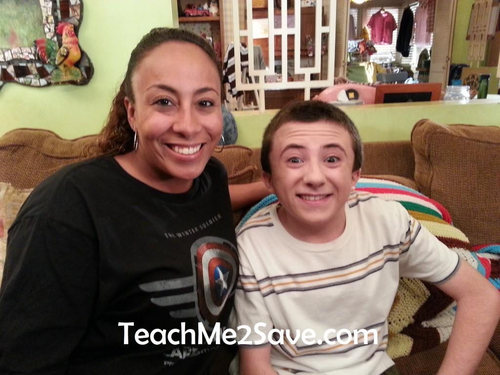 Atticus Shaffer and Leanette Fernandez