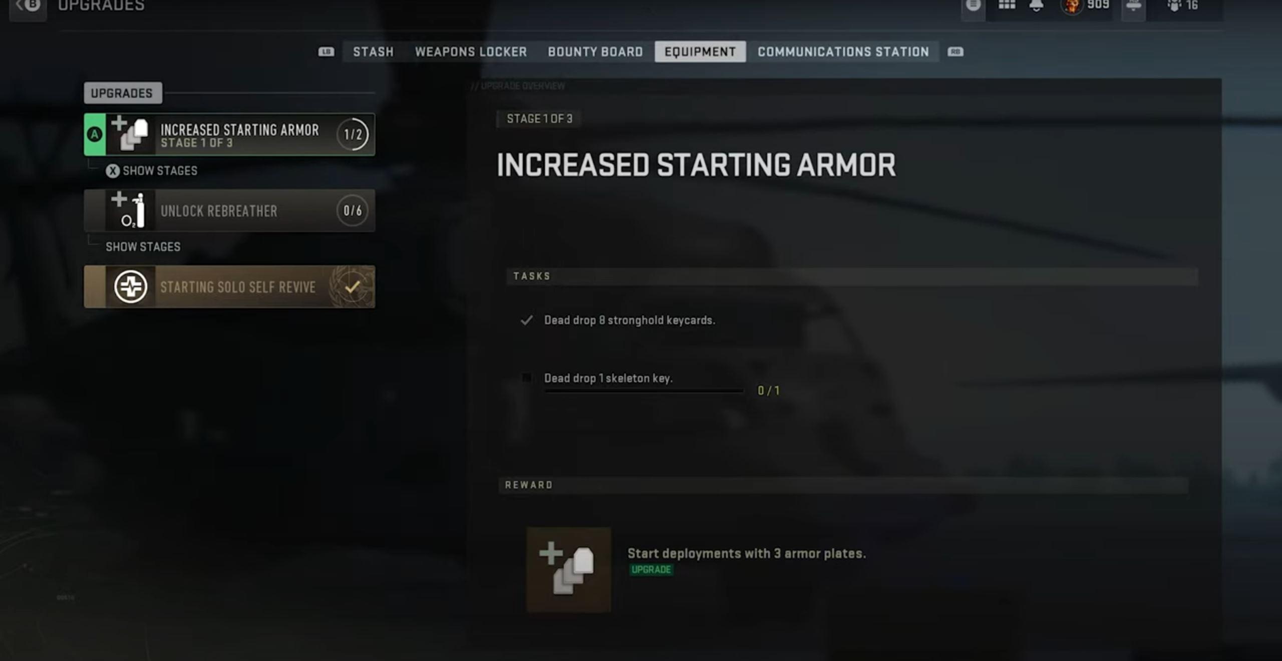 There is a ton of stuff to upgrade in the Upgrade Menu in DMZ