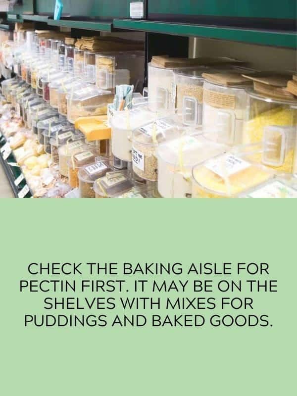 baking aisle