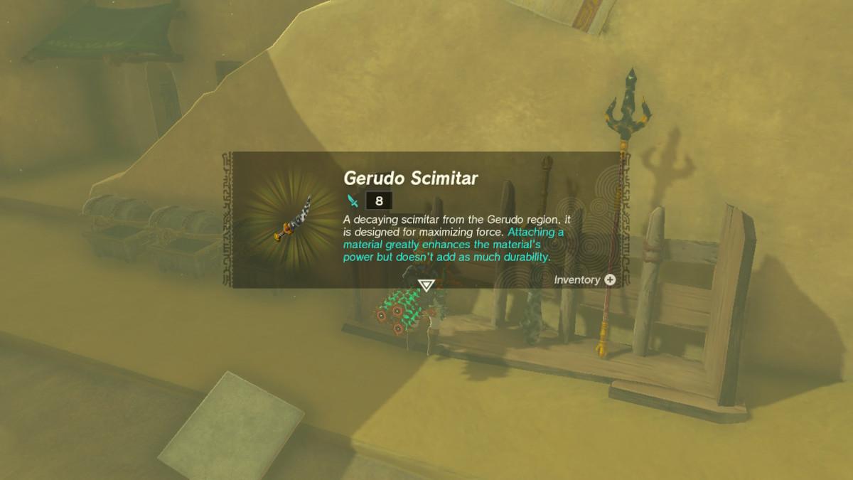 Where to find the Gerudo Shield & Scimitar in Tears of the Kingdom (TotK)