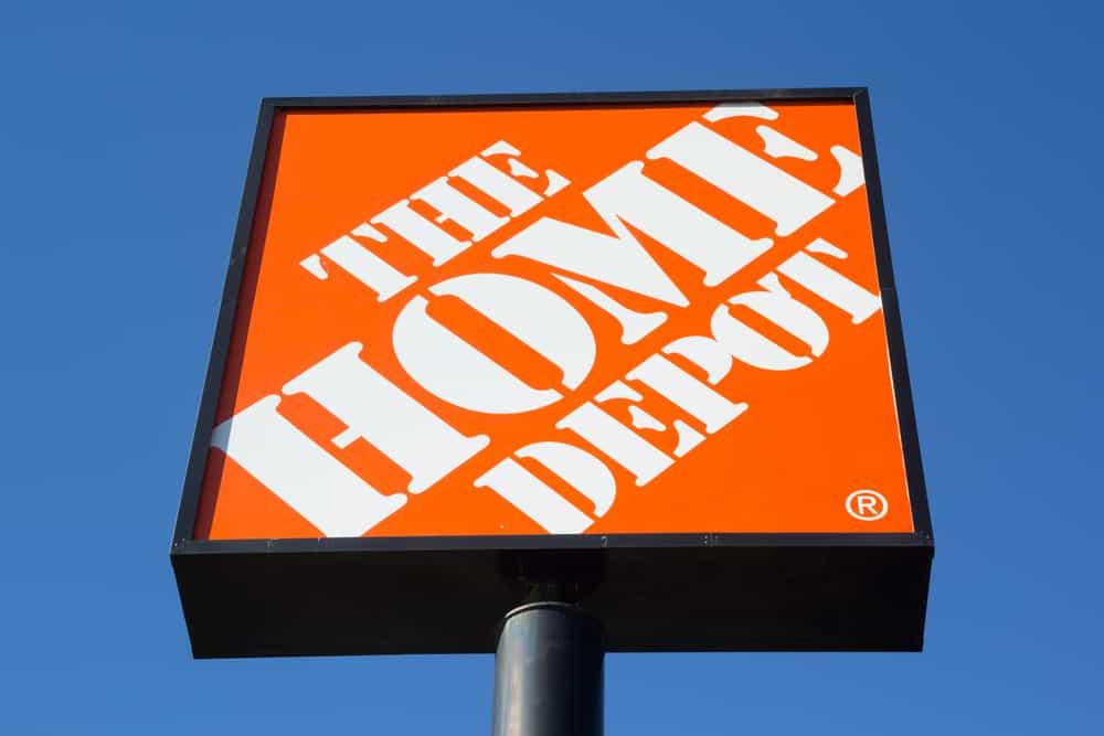 Home Depot sign