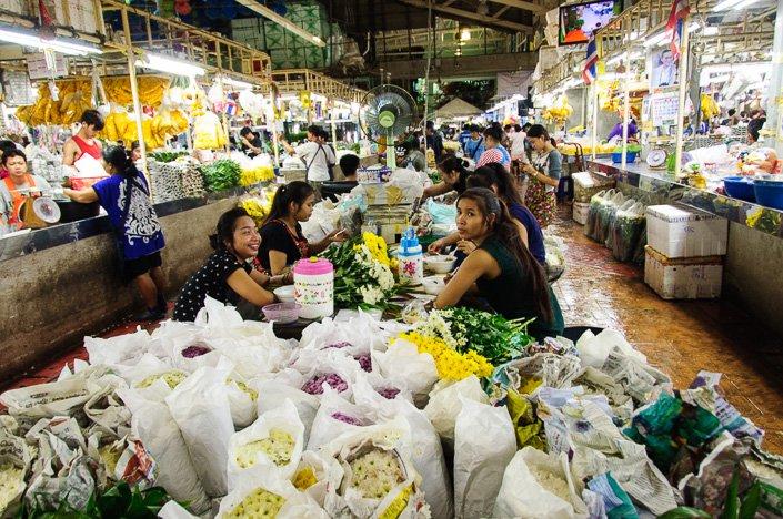 bangkok flower market