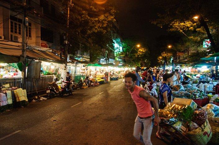 Bangkok flower market