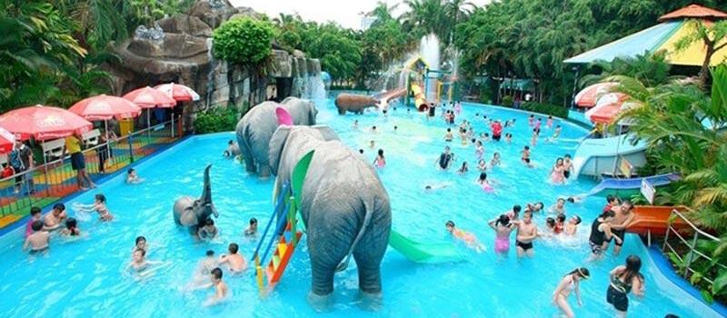 Splash and Slide at the Dam Sen Water Park Saigon