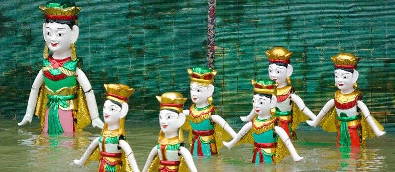 Take a Peek at Vietnamese Culture in a Traditional Water Puppet Show