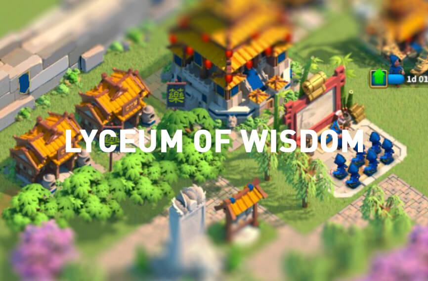 Lyceum of Wisdom Rise of Kingdoms 2