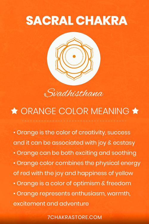 Sacral Chakra Orange Color Meaning