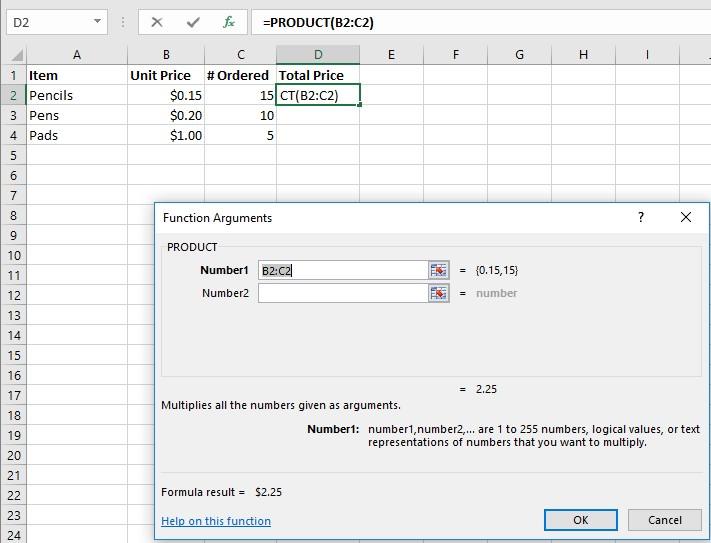 Excel Formula Example 4