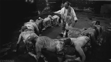 Image result for the human centipede 2 gif