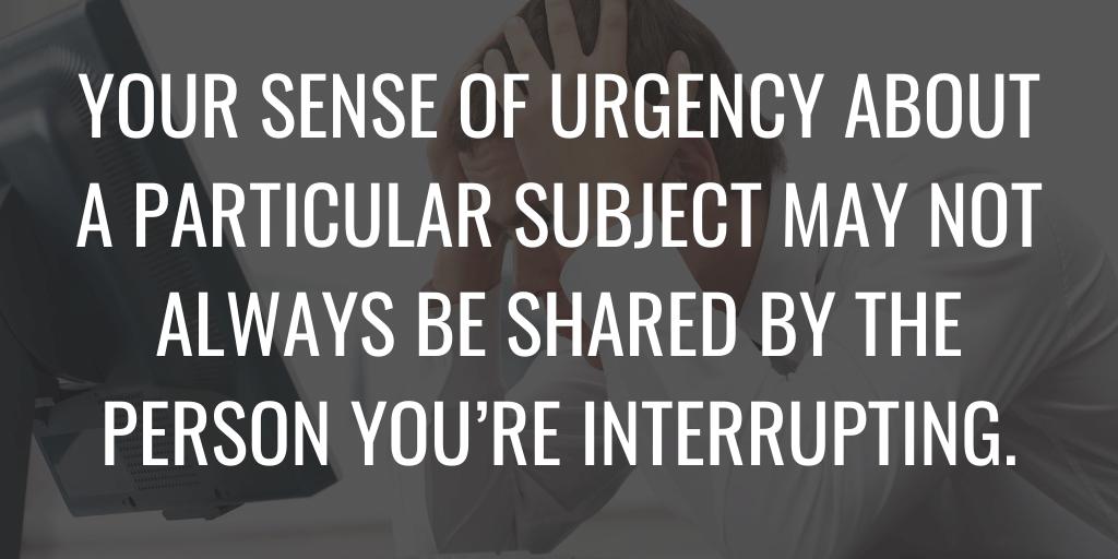 With synchronous communication there is no need to wait in order to get a problem solved.